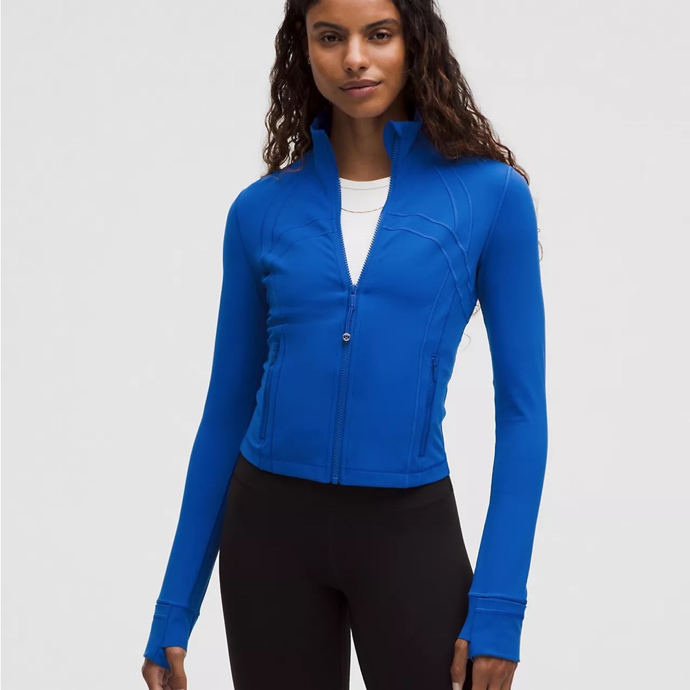 Galactic Cobalt Define Cropped Jacket Nulu Lululemon - Picture 7 of 12